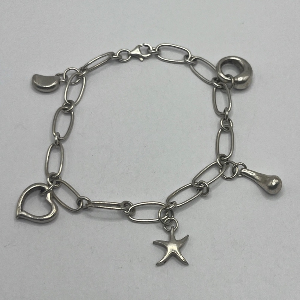 Vintage Tiffany&co sterling Silver Charm Bracelet